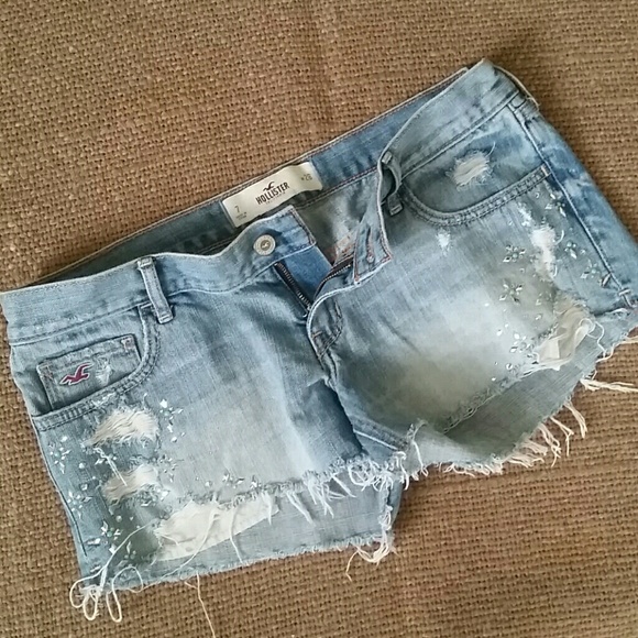 Hollister Pants - Hollister   denim shorts